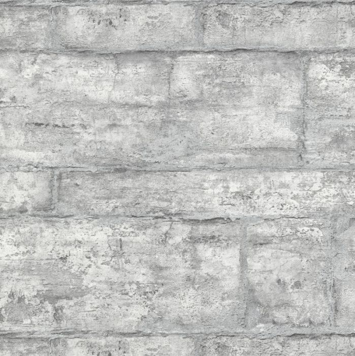 Slate Brick Wall Effect Wallpaper