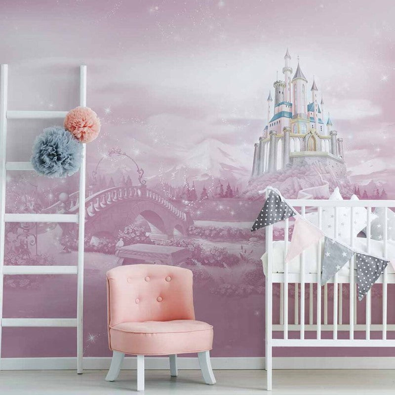 Disney Princess Castle Mural Wallpaper