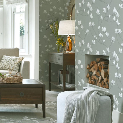 Laura Ashley Magnolia Grove Wallpaper