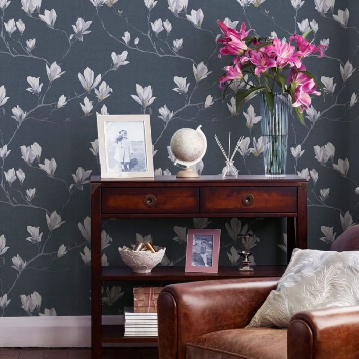 Laura Ashley Magnolia Grove Wallpaper