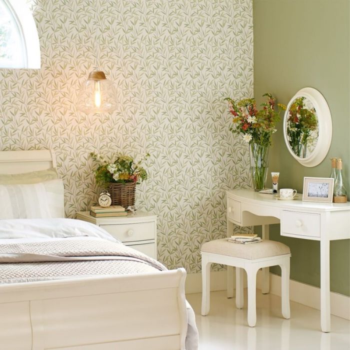 Laura Ashley Willow Leaf Wallpaper