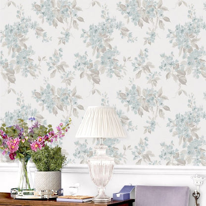 Laura Ashley Apple Blossom Wallpaper