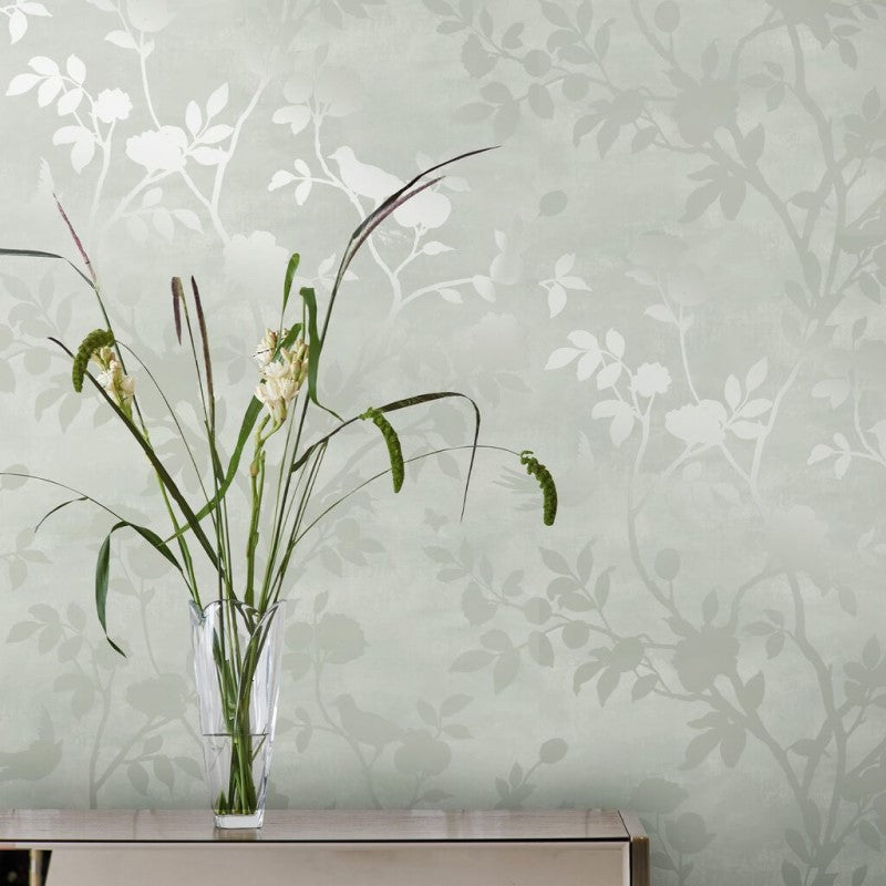 Laura Ashley Eglantine Silhouette Wallpaper