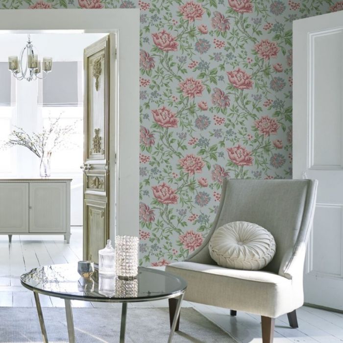 Laura Ashley Tapestry Floral Wallpaper