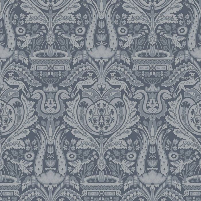 Laura Ashley Heraldic Damask Wallpaper