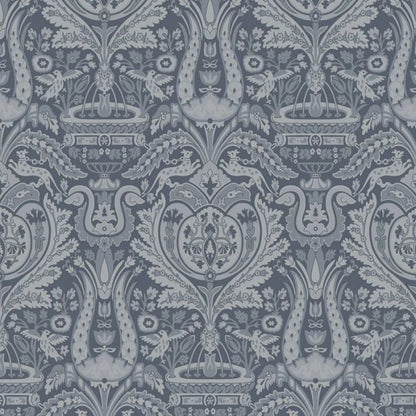 Laura Ashley Heraldic Damask Wallpaper