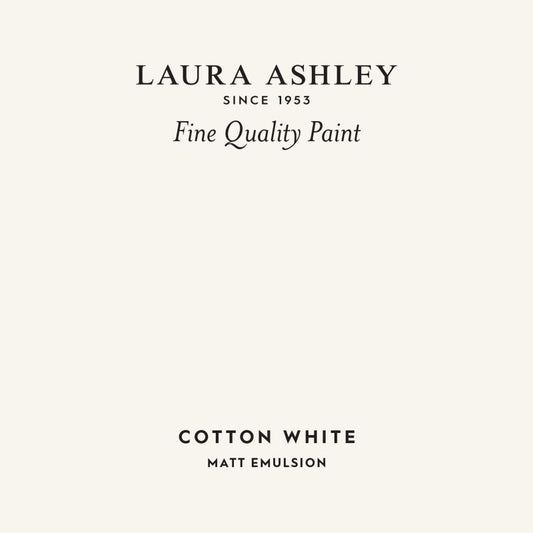 Laura Ashley Peel & Stick Sample - Cotton White