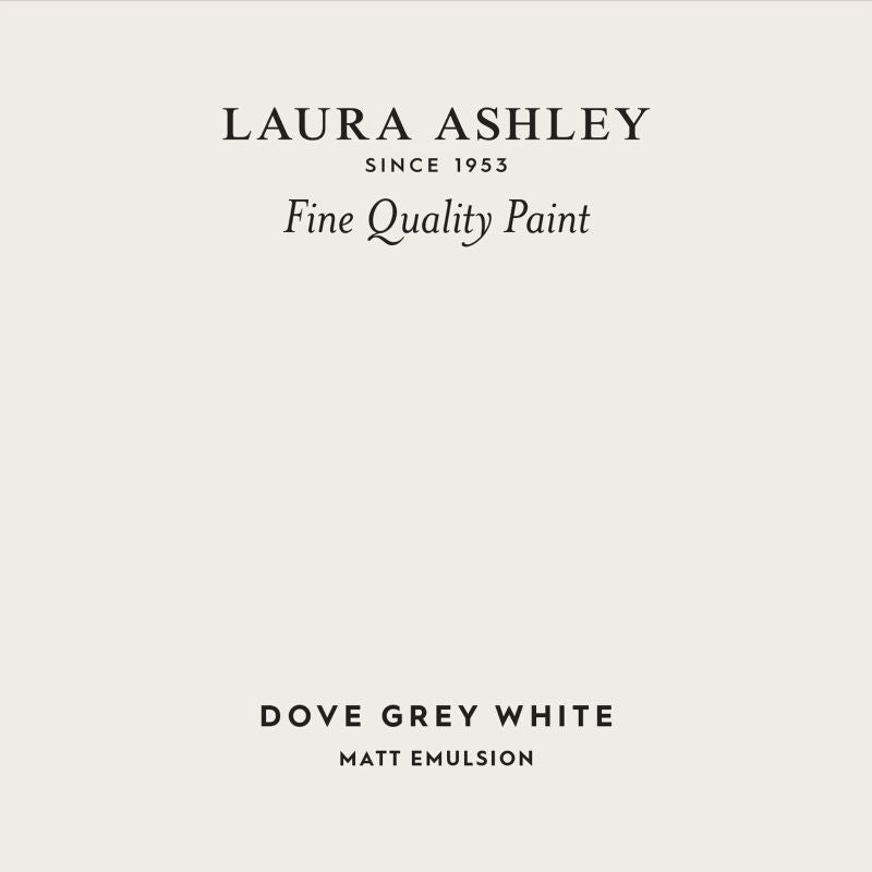 Laura Ashley Peel & Stick Sample - Dove Grey White