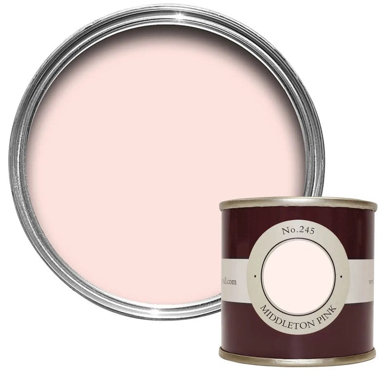 Farrow & Ball Middleton Pink No. 245 - 100ml Sample Pot