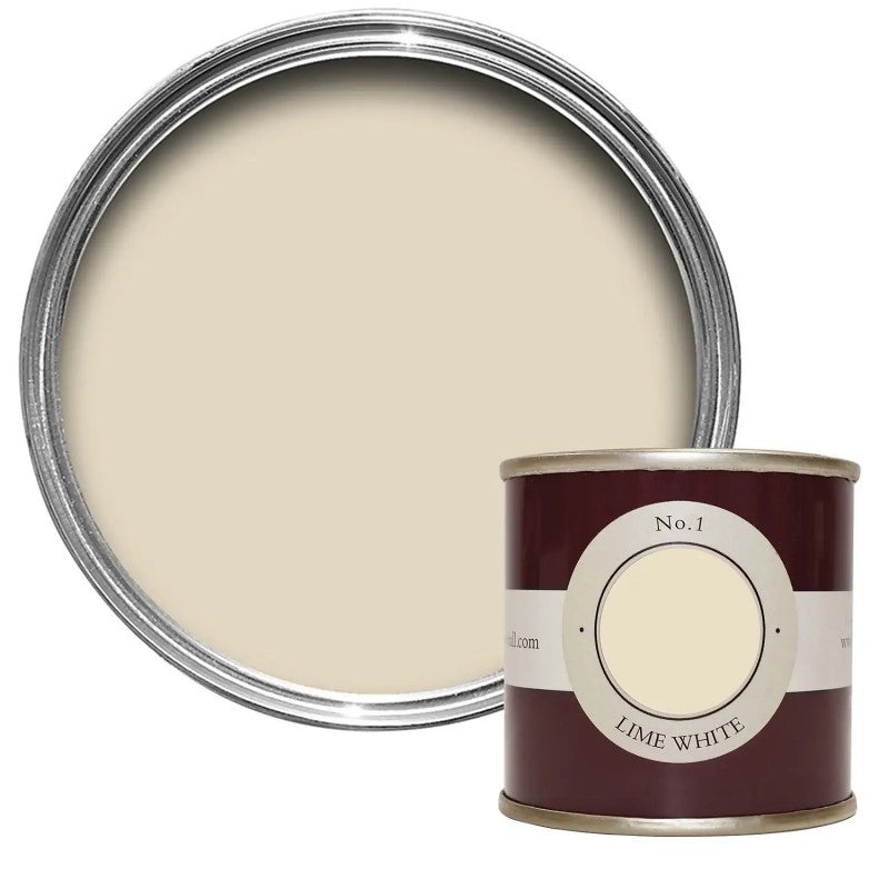 Farrow & Ball Lime White No. 1 - 100ml Sample Pot