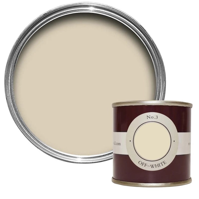 Farrow & Ball Off White No. 3 - 100ml Sample Pot