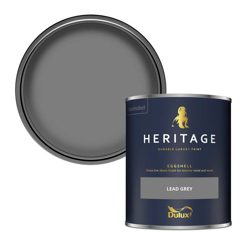 Dulux Heritage Eggshell - Lead Grey