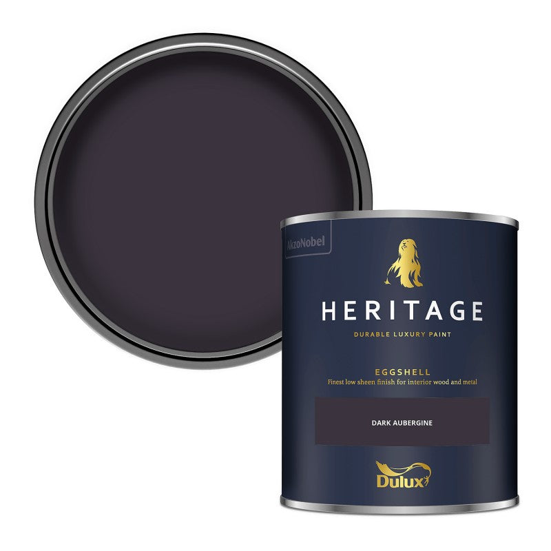 Dulux Heritage Eggshell - Dark Aubergine