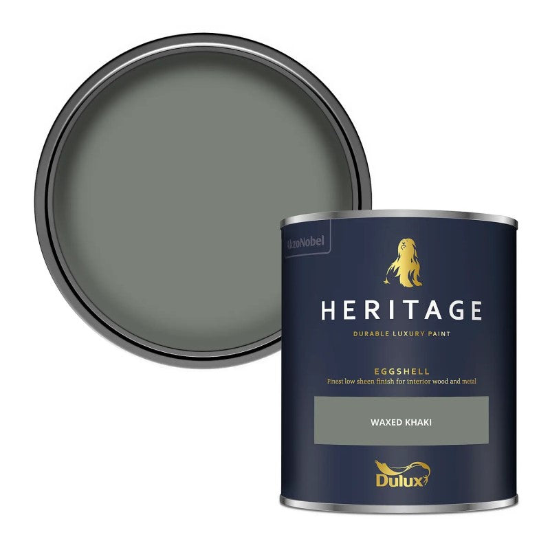 Dulux Heritage Eggshell - Waxed Khaki