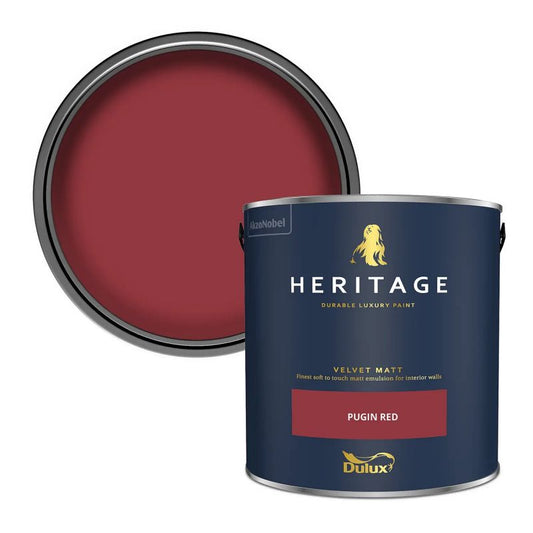 Dulux Heritage Matt Emulsion - Pugin Red