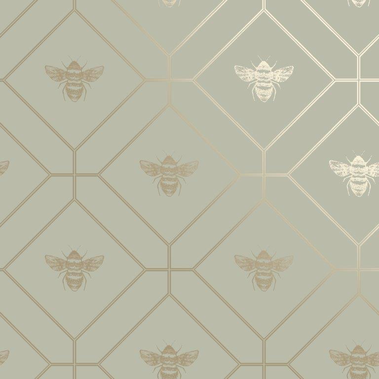 Honeycomb Bee Wallpaper
