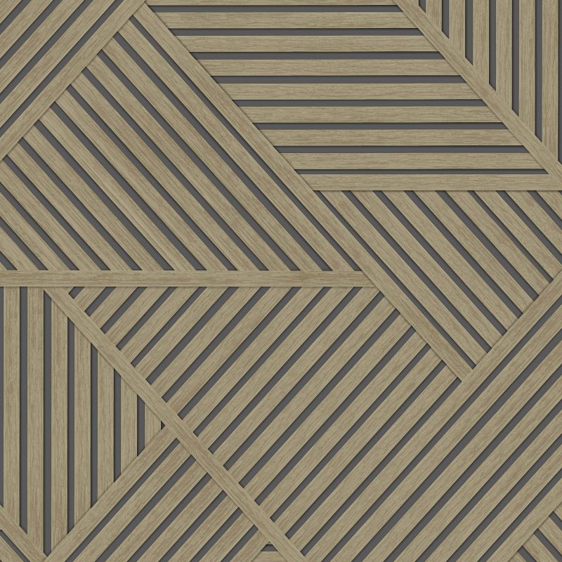 Elba Geometric Panelled Wallpaper