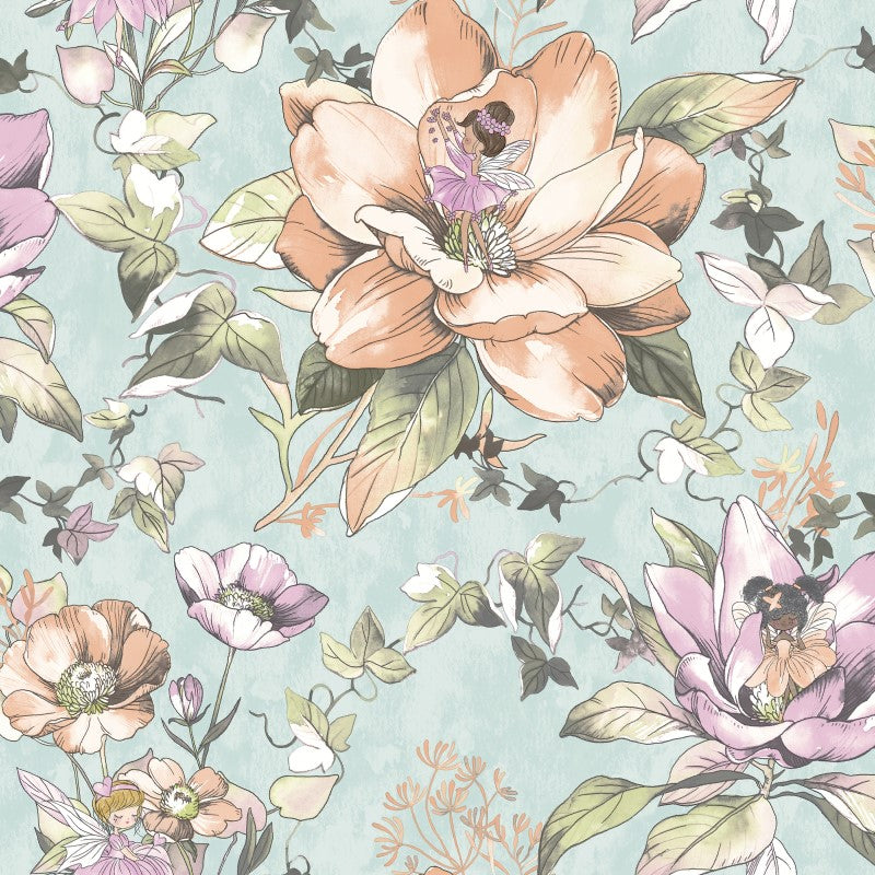 Floral Fairies Wallpaper