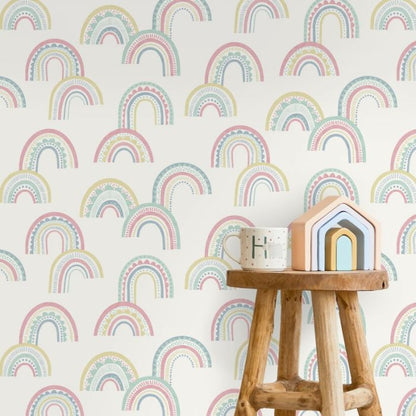 Boho Rainbow Wallpaper