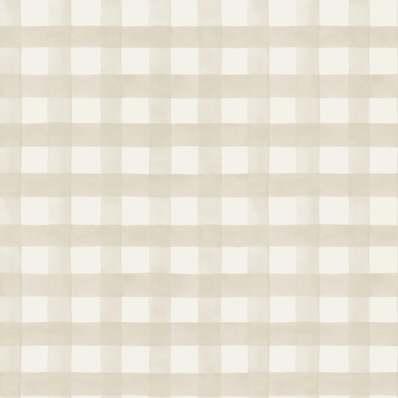 Watercolour Gingham Wallpaper