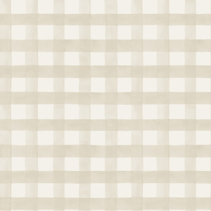 Watercolour Gingham Wallpaper