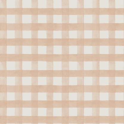 Watercolour Gingham Wallpaper