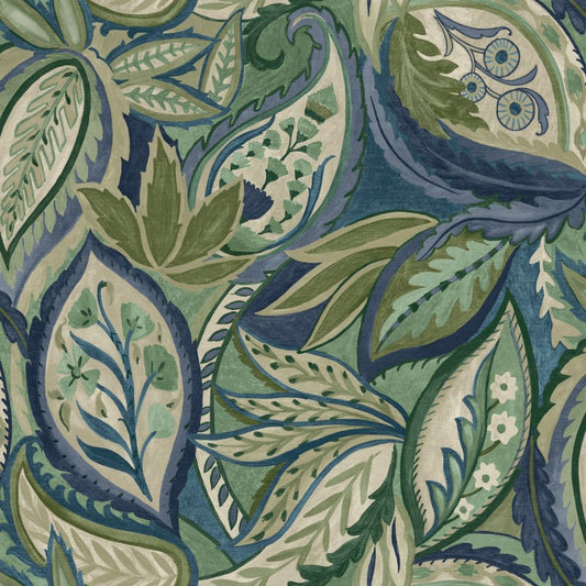 Paisley Leaves Wallpaper