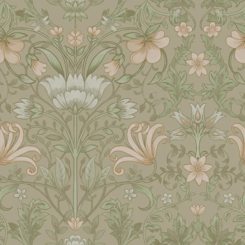 Vintage Floral Wallpaper