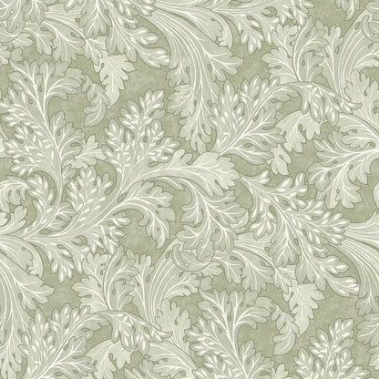 Whispering Botanical Scroll Wallpaper