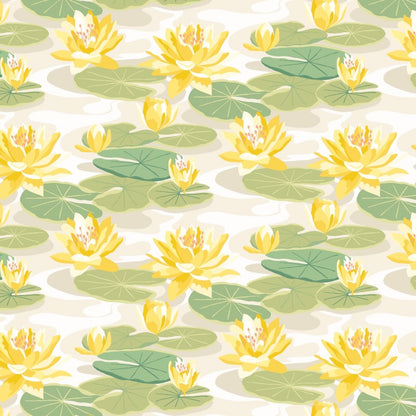 Ohpopsi Waterlily Wallpaper