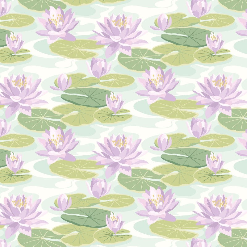 Ohpopsi Waterlily Wallpaper