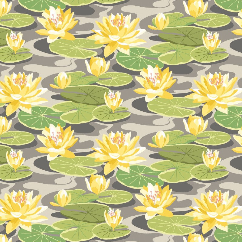 Ohpopsi Waterlily Wallpaper