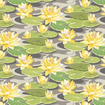 Ohpopsi Waterlily Wallpaper