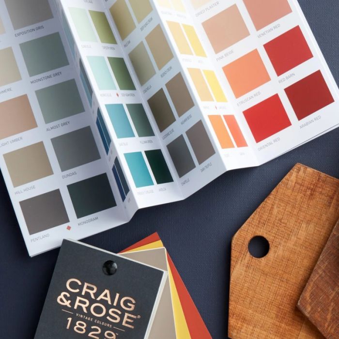 Craig & Rose Colour Chart