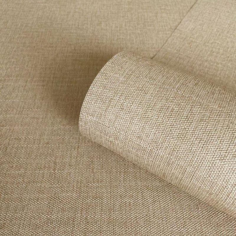 Giorgio Stitch Hessian Textured Wallpaper Natural