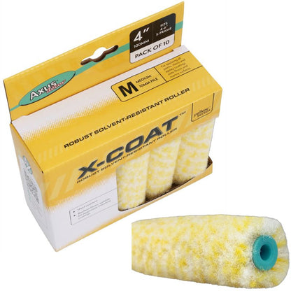 Axus X-Coat Medium Pile 4" Roller - (10 Pack)