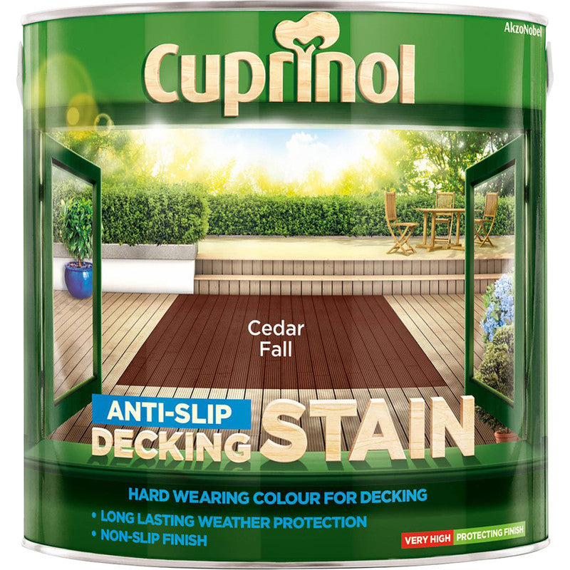 Cuprinol Anti-Slip Decking Stain - Cedar Fall