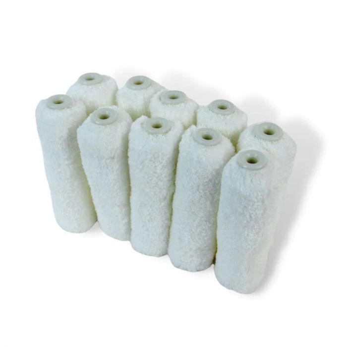 Arroworthy Classic Microfiber 4" Mini Rod Style Roller Sleeve - Pack of 10