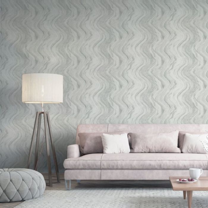 Chakra Marble Glitter Wallpaper - Warm Neutral