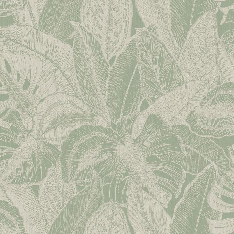 Linear Palm Tree Tropical Wallpaper | Decorating Centre Online