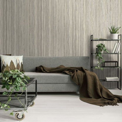 Lindora Vertical Stripe Earthy Wallpaper