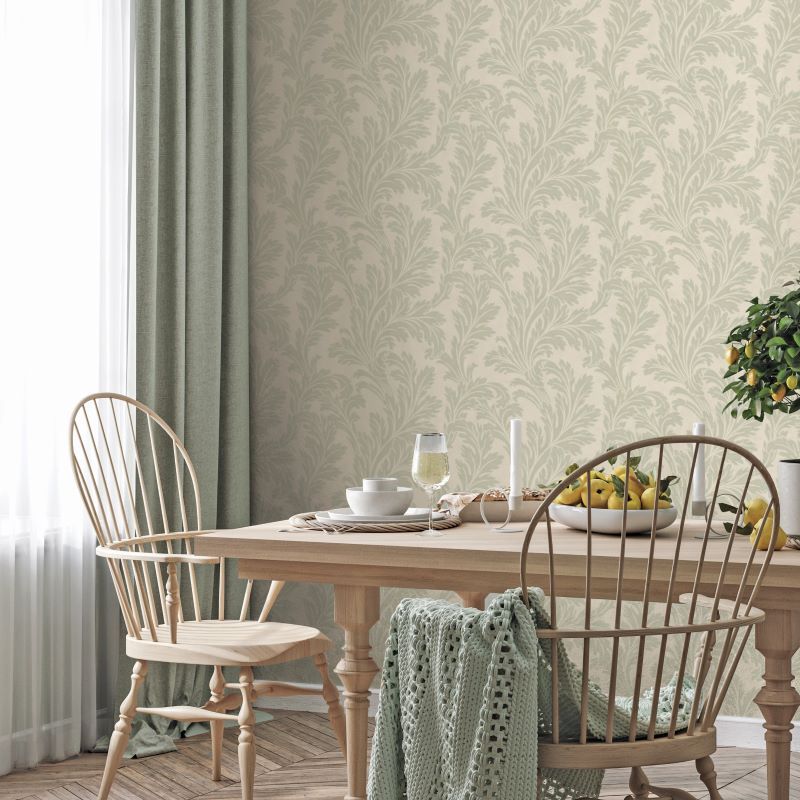 Acanthus Leaf Wallpaper