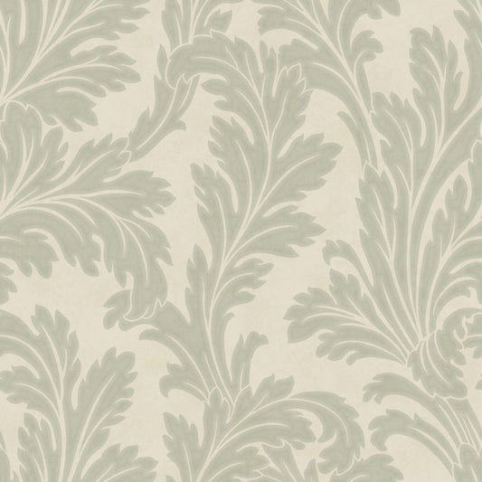 Acanthus Leaf Wallpaper Sage/ Cream Sample