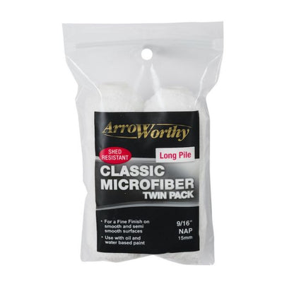 Arroworthy Classic Microfiber 6.5" Mini Rollers - Twin Pack