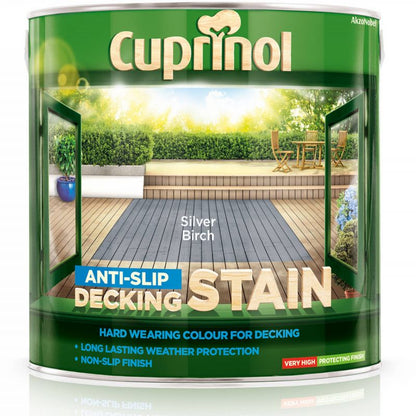 Cuprinol Anti-Slip Decking Stain - Silver Birch