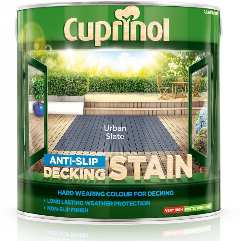 Cuprinol AntiSlip Decking Stain Urban Slate Decorating Centre Online