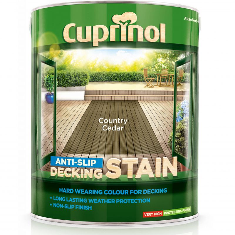 Cuprinol Anti-Slip Decking Stain - Country Cedar