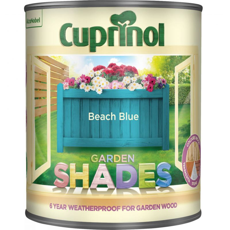 Cuprinol Garden Shades Wood Paint - Beach Blue