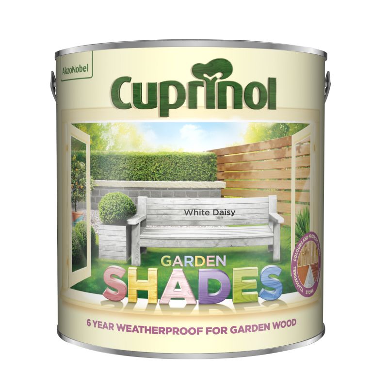 Cuprinol Garden Shades Wood Paint - White Daisy