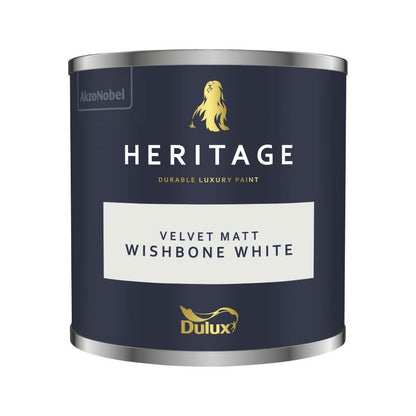 Dulux Heritage Matt Emulsion - Wishbone White